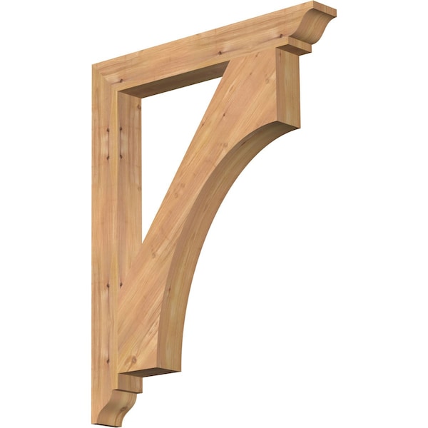 Ekena Millwork Westlake Traditional Smooth Bracket, Western Red Cedar, 3 1/2"W x 28"D x 36"H BKT04X28X36WTL01SWR - main